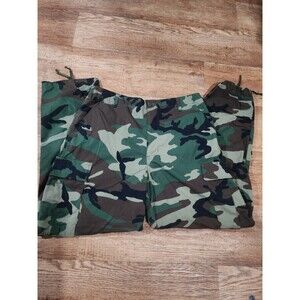 Tru-Spec Military Cargo Pants Men's Large 35-39 Camo Green Tactical Woodland